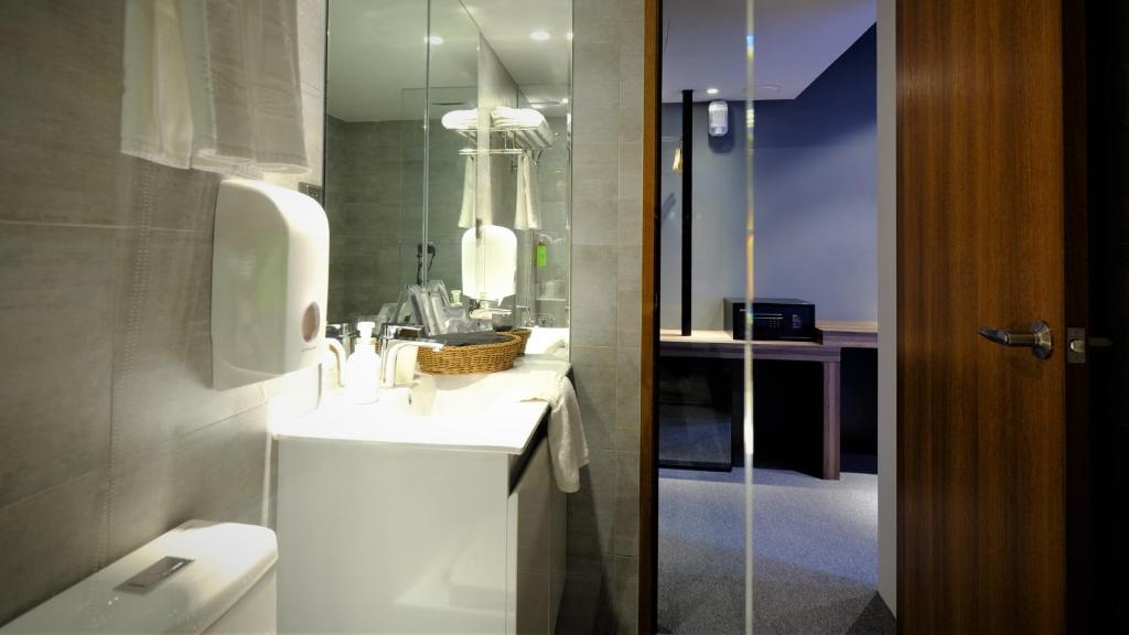 Koupelna v ubytování Doudian DDiNN Hotel