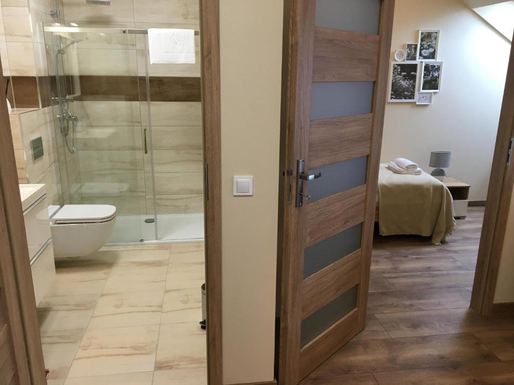 Kúpeľňa v ubytovaní Apartament Silence Triventi Agat