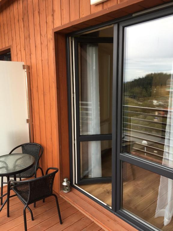 Balkón alebo terasa v ubytovaní Apartament Silence Triventi Agat