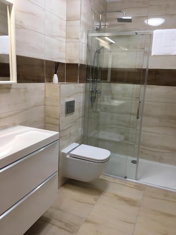 Kúpeľňa v ubytovaní Apartament Silence Triventi Agat
