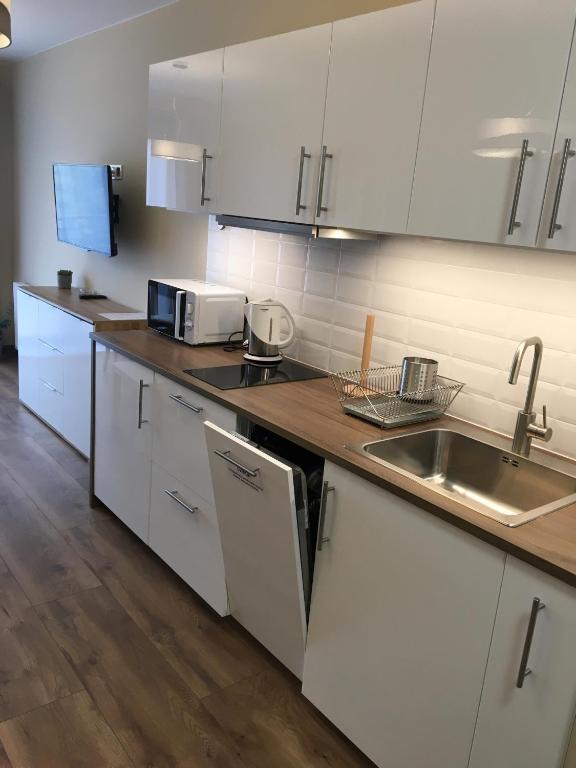 Kuchyňa alebo kuchynka v ubytovaní Apartament Silence Triventi Agat