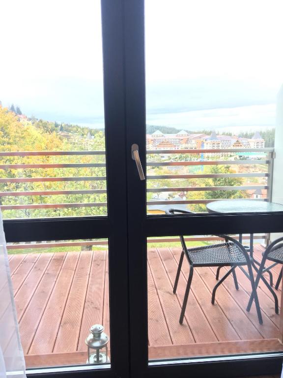 Balkón alebo terasa v ubytovaní Apartament Silence Triventi Agat