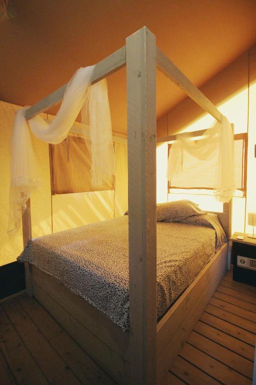 Postel nebo postele na pokoji v ubytování Veragua. Glamping y Apartamentos turísticos