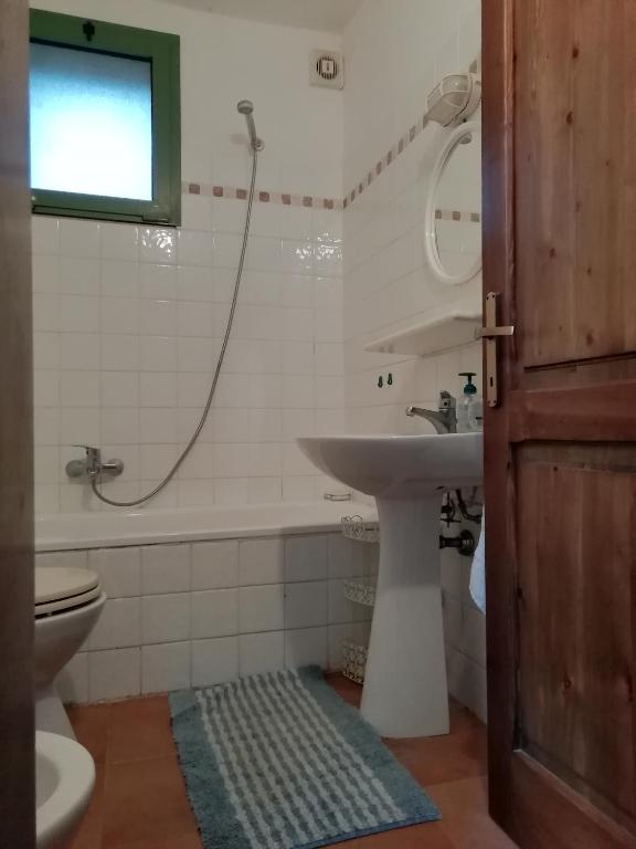 Koupelna v ubytování Podere Poggio Corbo