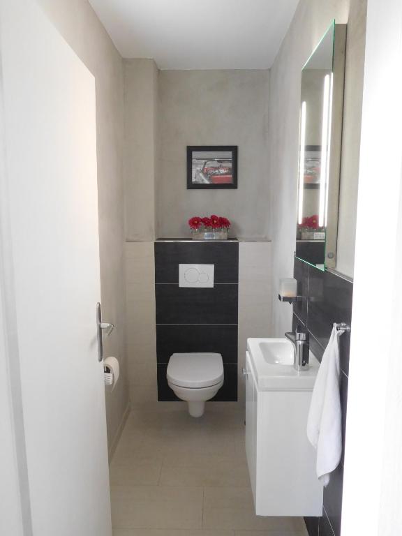 Koupelna v ubytování Ferienwohnung Charly
