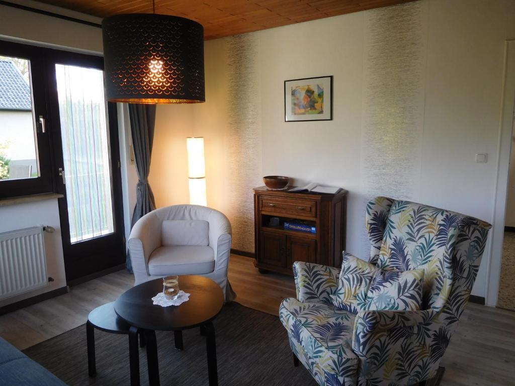 Posezení v ubytování Ferienwohnung Charly