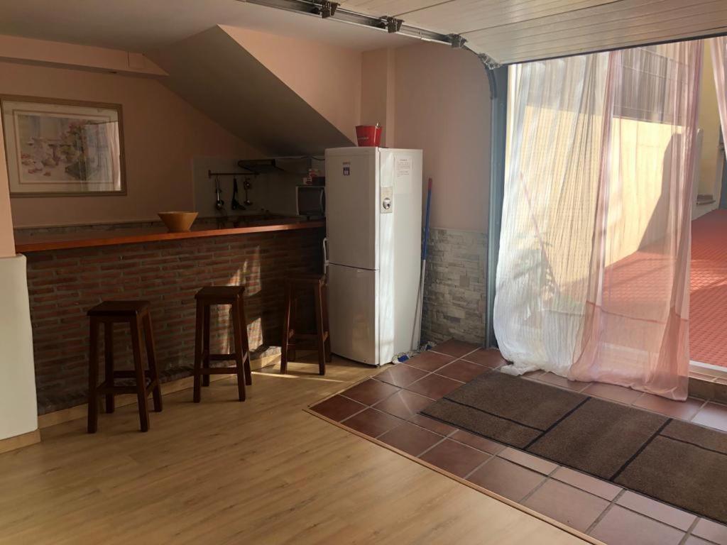 Kuchyň nebo kuchyňský kout v ubytování Ideal loft Malaga