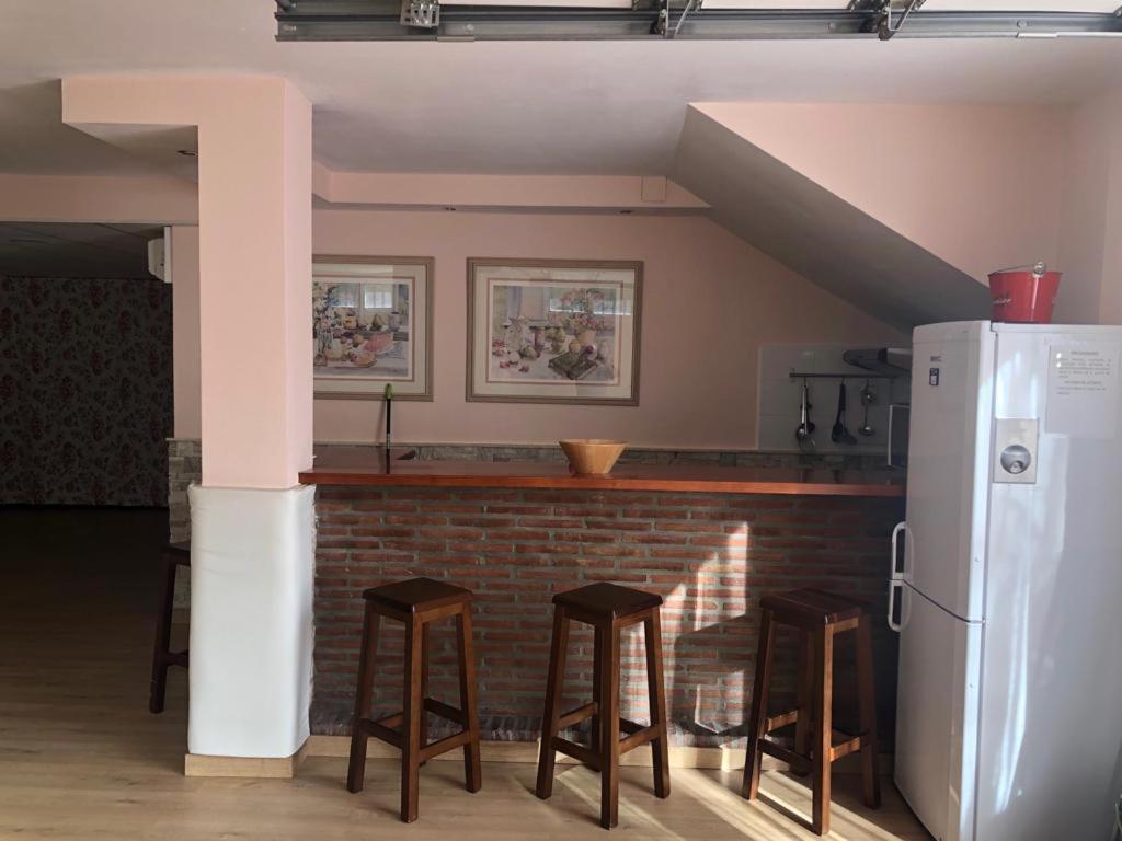 Kuchyň nebo kuchyňský kout v ubytování Ideal loft Malaga