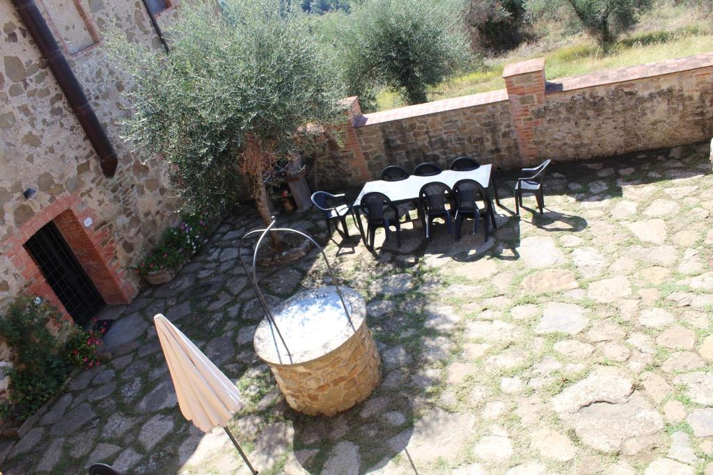 Patio lub wspólna przestrzeń na świeżym powietrzu w obiekcie Borgo Cortinova Marrocco