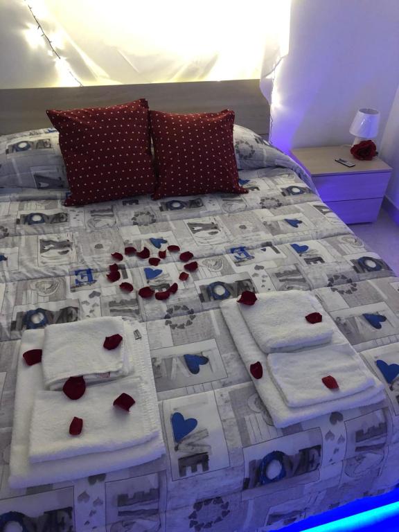 Postel nebo postele na pokoji v ubytování B&B Planet