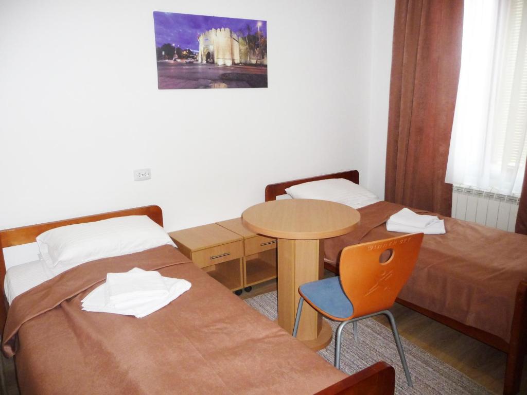 Postel nebo postele na pokoji v ubytování Sobe Rooms Aleksandar