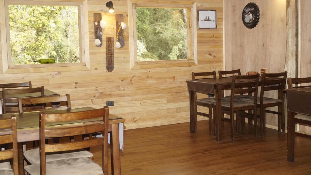 Restaurace v ubytování Posada de Expediciones Kahuel