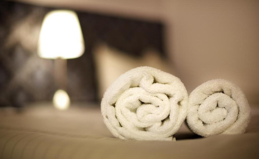 Ein Bett oder Betten in einem Zimmer der Unterkunft Hotel Bürgerhof