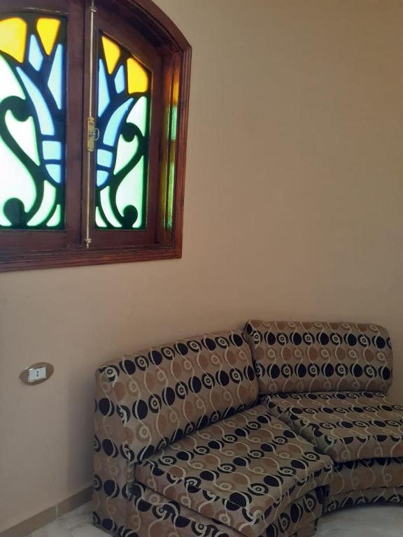 A seating area at Pyramids Luxor Hotel & SPA