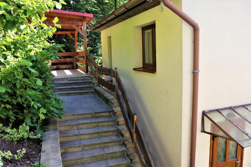 Budova, kde se vila nachází