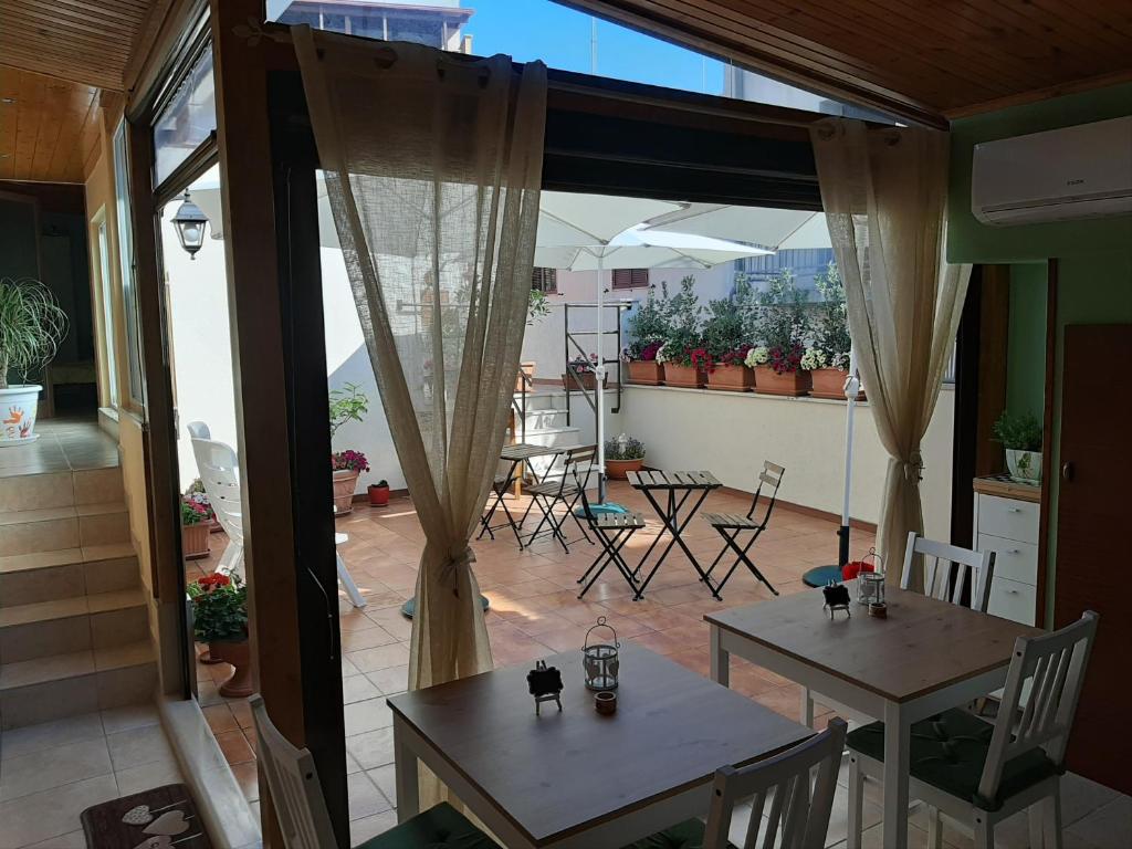 Balkón nebo terasa v ubytování Agorà Bisceglie