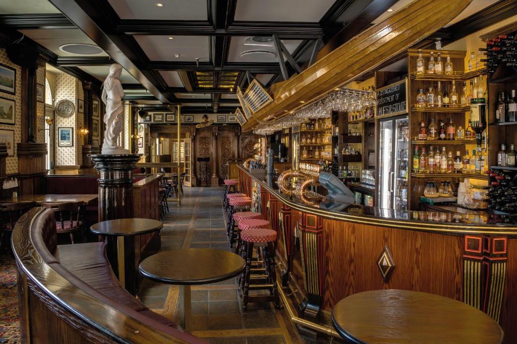 Lounge nebo bar v ubytování Elite Stora Hotellet