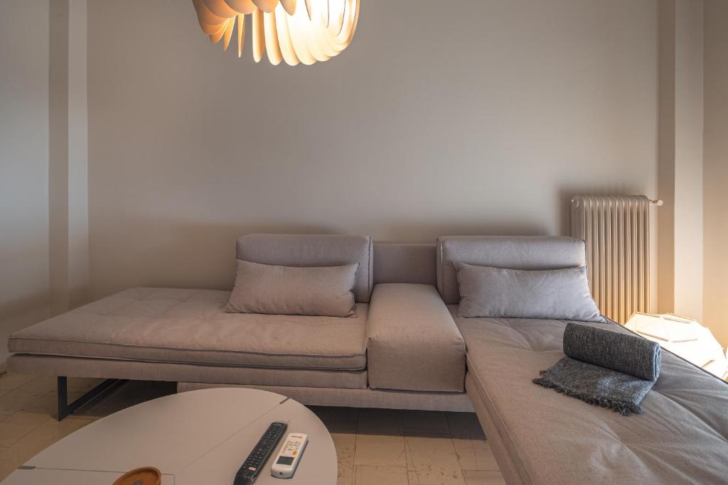 Część wypoczynkowa w obiekcie Demetra - Koukaki center apartment