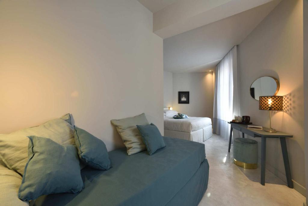 Boutique Hotel de la Villeにあるシーティングエリア
