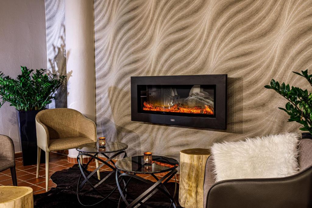 Posezení v ubytování Hotel Zátiší