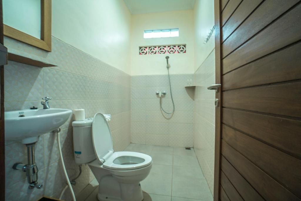Koupelna v ubytování Odi Ode House