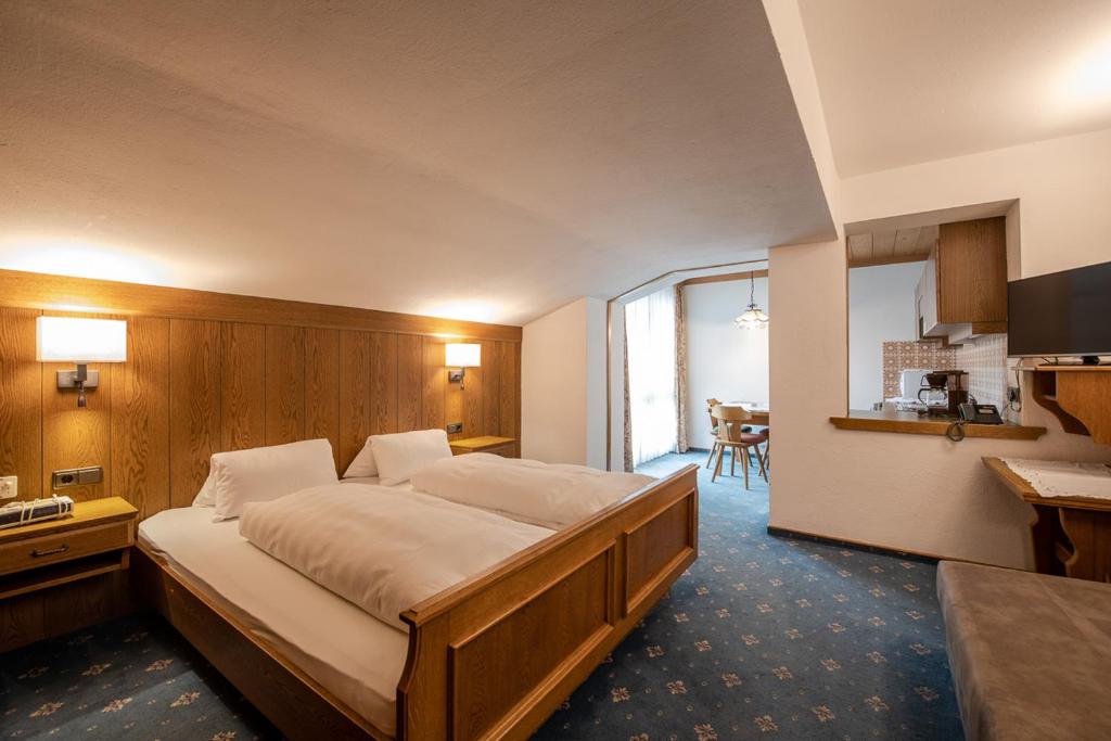 Postel nebo postele na pokoji v ubytování Haus Gamberg