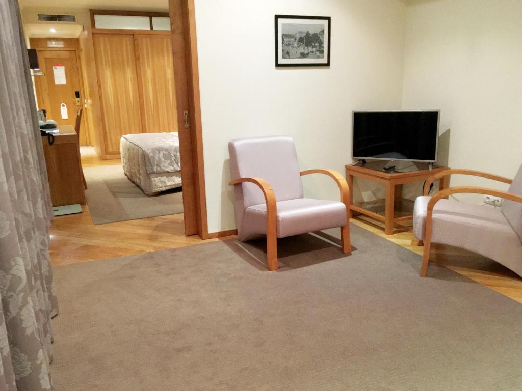 TV a/nebo společenská místnost v ubytování Hotel Boa - Vista
