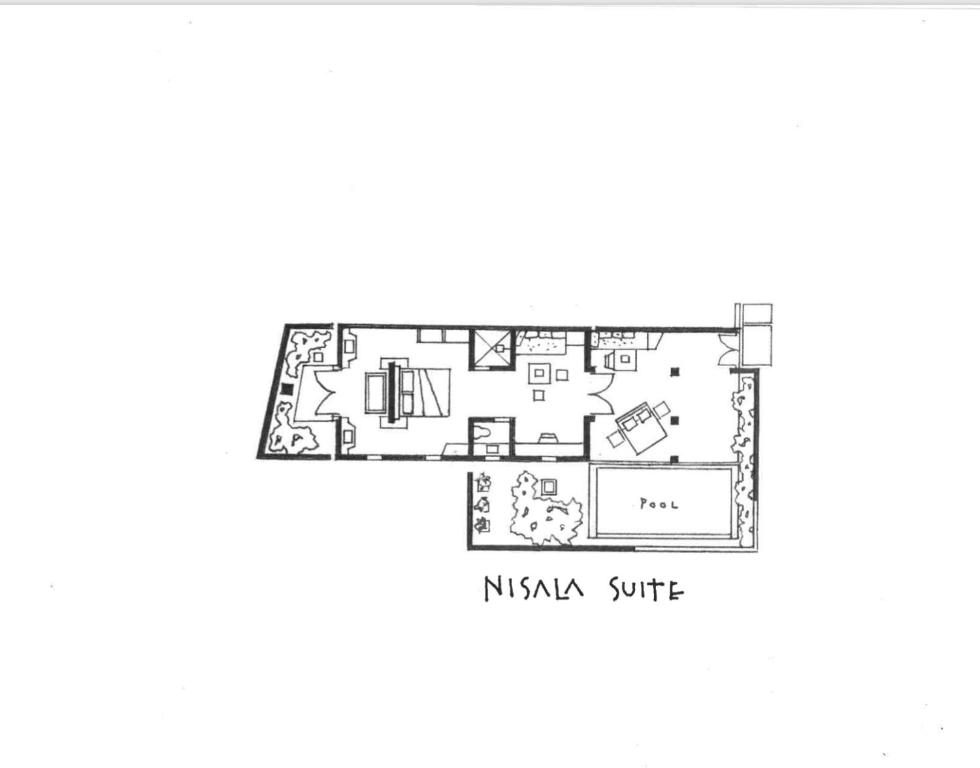 Půdorys ubytování Nisala Villas