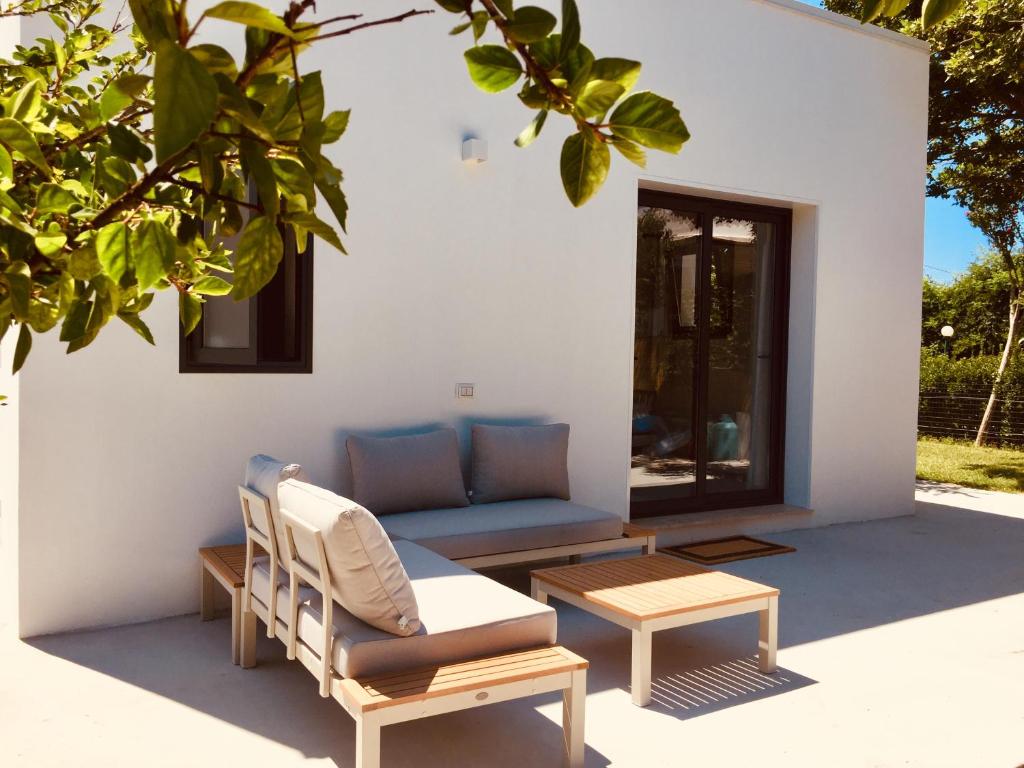 Posezení v ubytování MAYANA SICILY - The suites