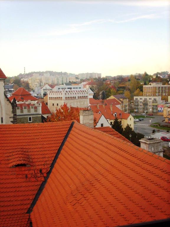 Nespecifikovaný výhled na destinaci Prachatice nebo výhled na město při pohledu z hotelu