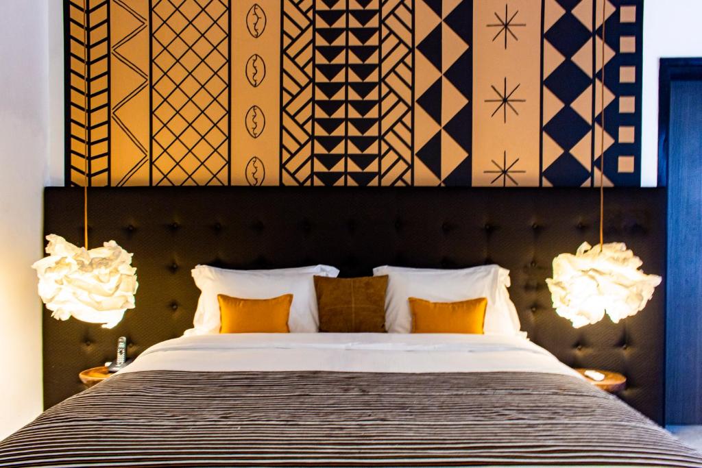 Postel nebo postele na pokoji v ubytování Boutique Hotel Particulier