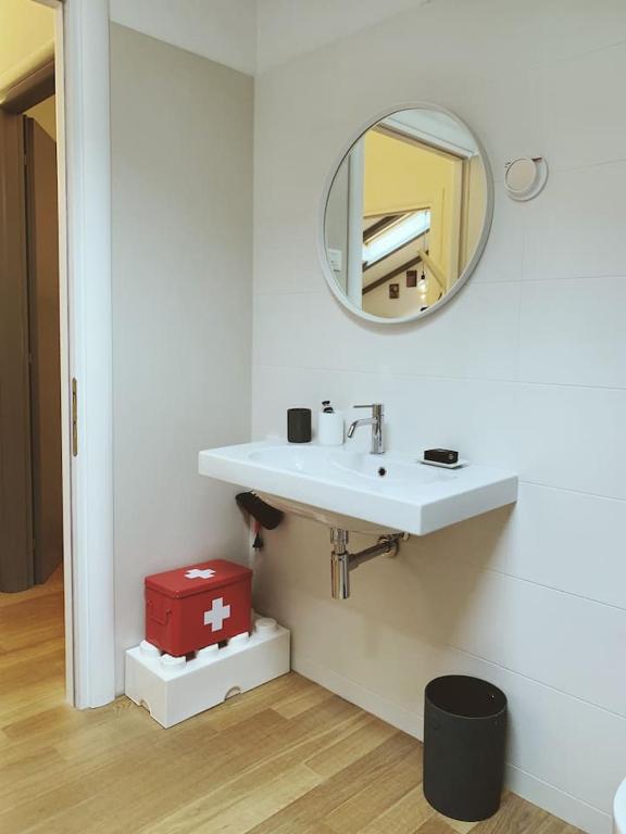 Kúpeľňa v ubytovaní Buonconsiglio apartment