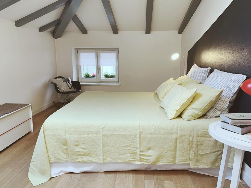 Posteľ alebo postele v izbe v ubytovaní Buonconsiglio apartment