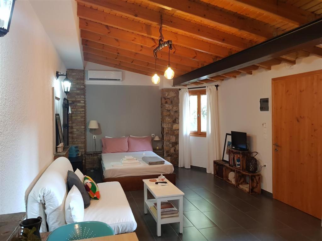 Posteľ alebo postele v izbe v ubytovaní Stone Guesthouse