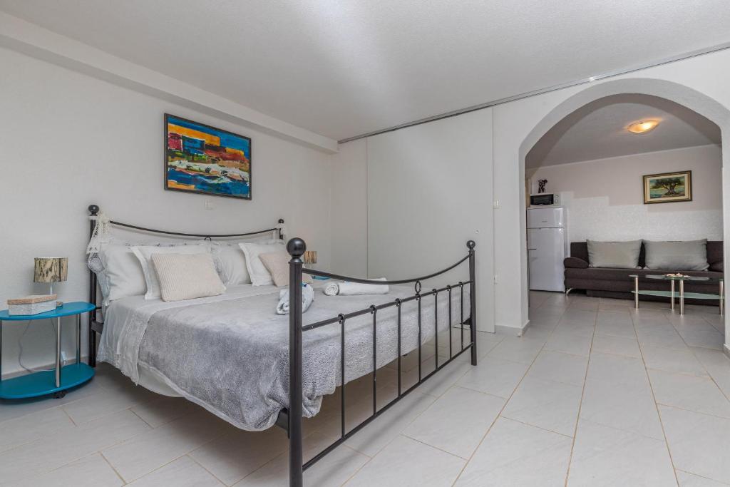 Posteľ alebo postele v izbe v ubytovaní Villa Manta Crikvenica