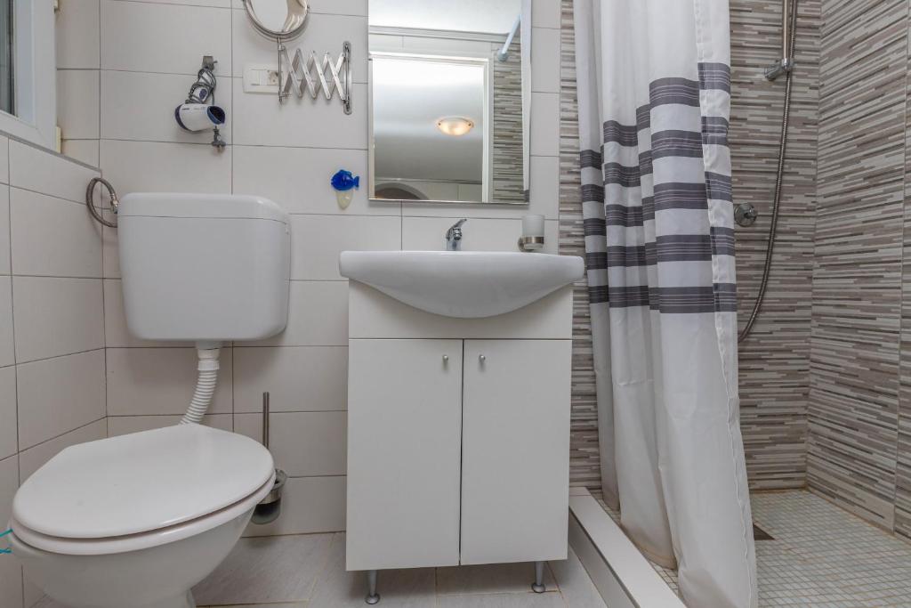 Kúpeľňa v ubytovaní Villa Manta Crikvenica