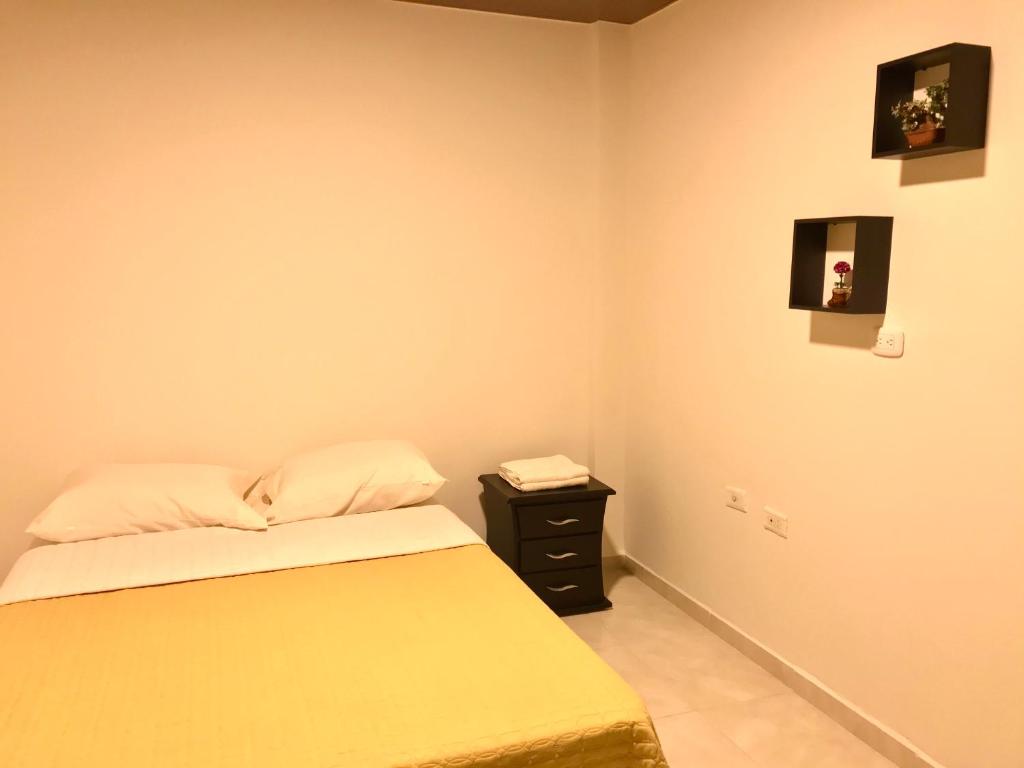 Postel nebo postele na pokoji v ubytování Casa Santa Isabel