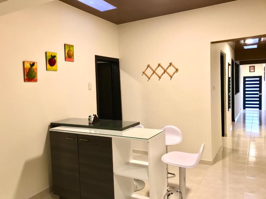 TV a/nebo společenská místnost v ubytování Casa Santa Isabel