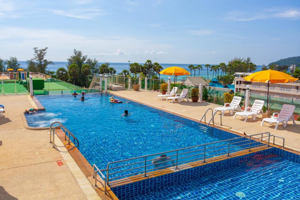 Bazén v ubytování Baumancasa Beach Resort nebo v jeho okolí