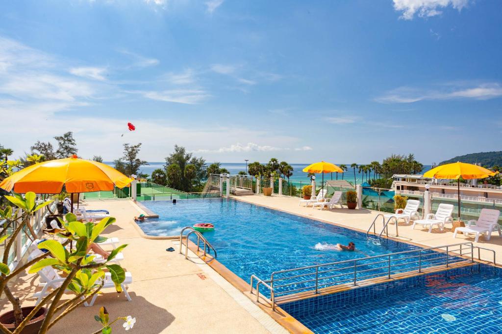 Bazén v ubytování Baumancasa Beach Resort nebo v jeho okolí