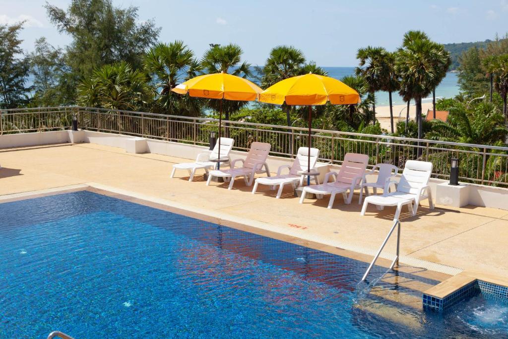 Bazén v ubytování Baumancasa Beach Resort nebo v jeho okolí
