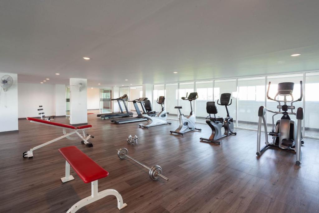 Fitness centrum a/nebo fitness zařízení v ubytování Baumancasa Beach Resort