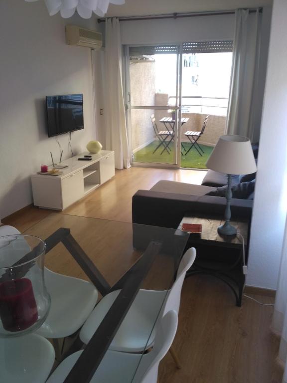 Posezení v ubytování Apartamento Puertoplaya I