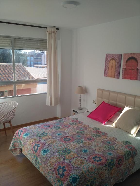 Postel nebo postele na pokoji v ubytování Apartamento Puertoplaya I