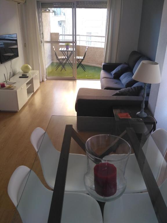 Posezení v ubytování Apartamento Puertoplaya I