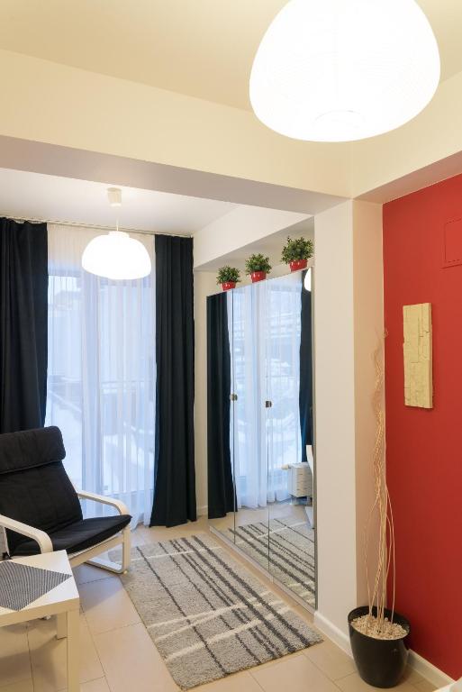 Posezení v ubytování Apartament Na Urlop - Wisła Bukowa Góra - Apartamenty z widokiem na panoramę Wisły