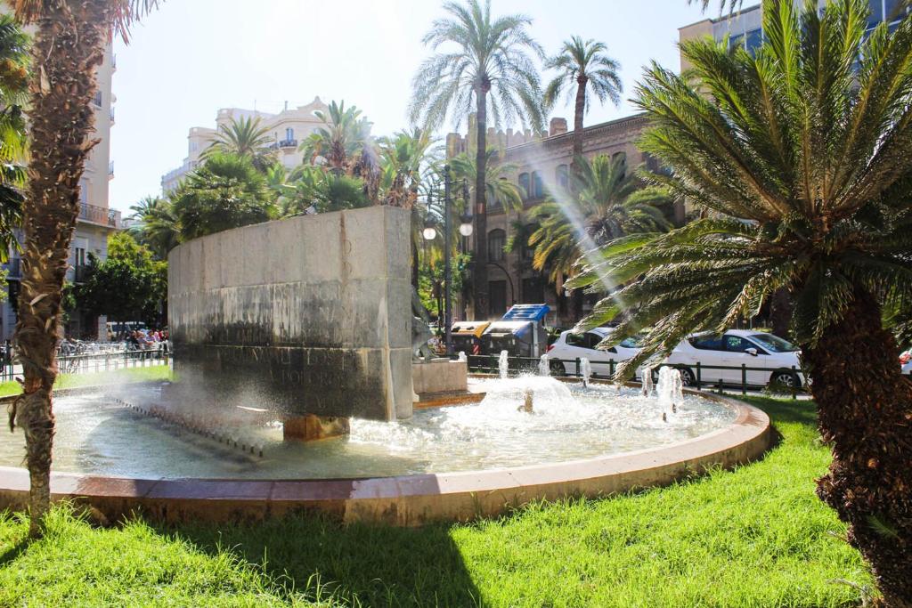 Zahrada ubytování Valencia Apartamentos Goya