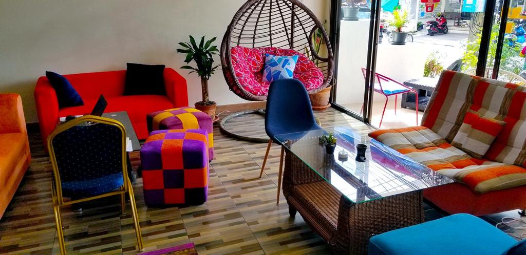 Posezení v ubytování KANPAI HOTEL
