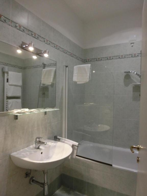 Koupelna v ubytování Locanda Ca' Lucrezia