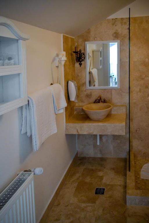 Koupelna v ubytování Hotel Coquette